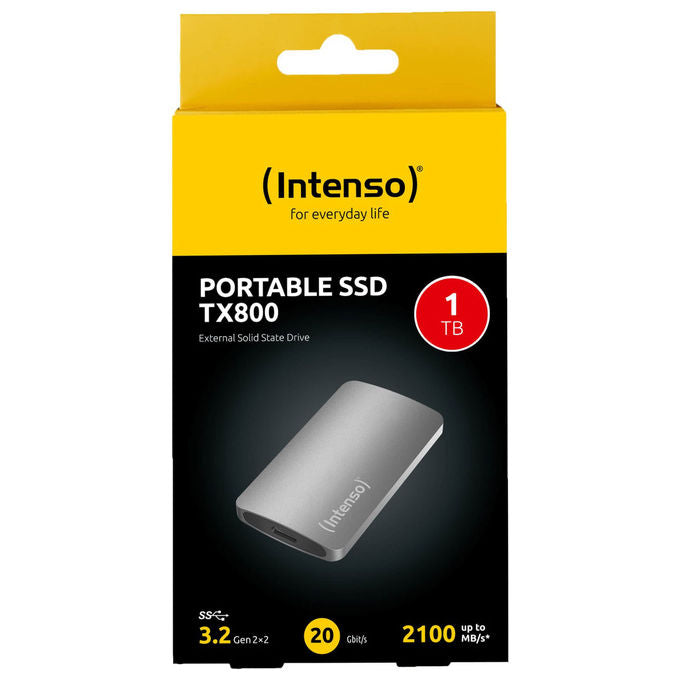 Intenso TX800 1TB Ssd Esterno Usb 3.2 Gen 2x2 Antracite