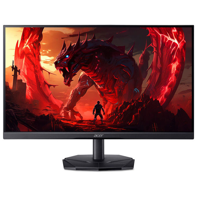 Acer KG241YP3BIP Nitro KG1 Monitor Gaming 23.8'' Full HD IPS 180Hz 0.5ms AMD FreeSync Premium HDR10 colore Nero Rosso