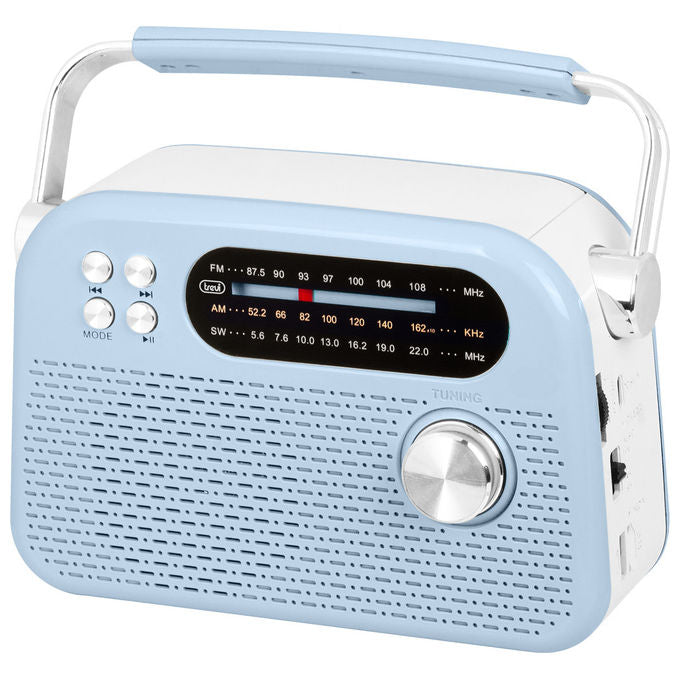 Trevi Radio Portatile Multibanda USB Micro SD Blu