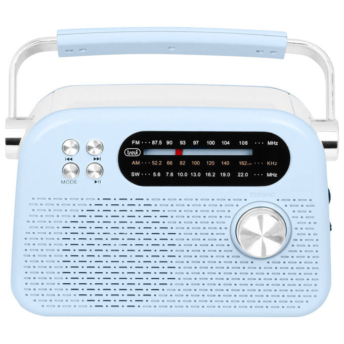 Trevi Radio Portatile Multibanda USB Micro SD Blu