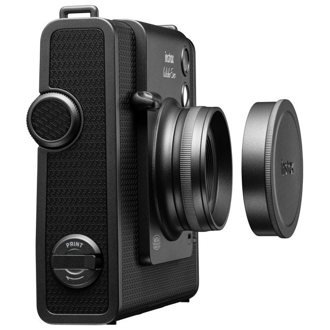 Fujifilm WIDE EVO Instax Fotocamera Istantanea Ibrida Grandangolare 16mm f-2.4 100 Combinazioni Effetti Bluetooth USB-C colore Nero