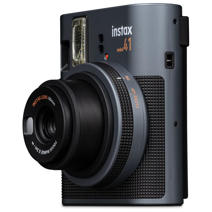 Fujifilm MINI 41 Instax Fotocamera Istantanea Flash Automatico Modalita' Selfie e Close Up Stampa 86x54 mm colore Nero