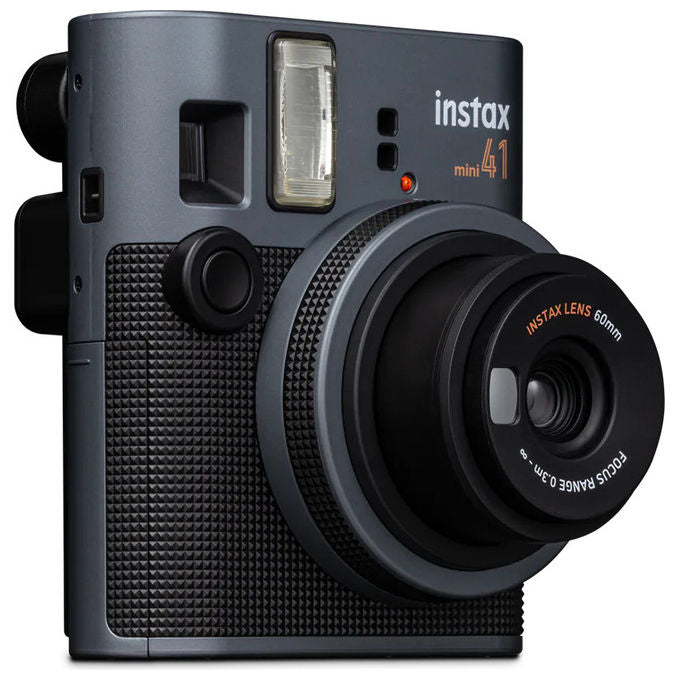 Fujifilm MINI 41 Instax Fotocamera Istantanea Flash Automatico Modalita' Selfie e Close Up Stampa 86x54 mm colore Nero