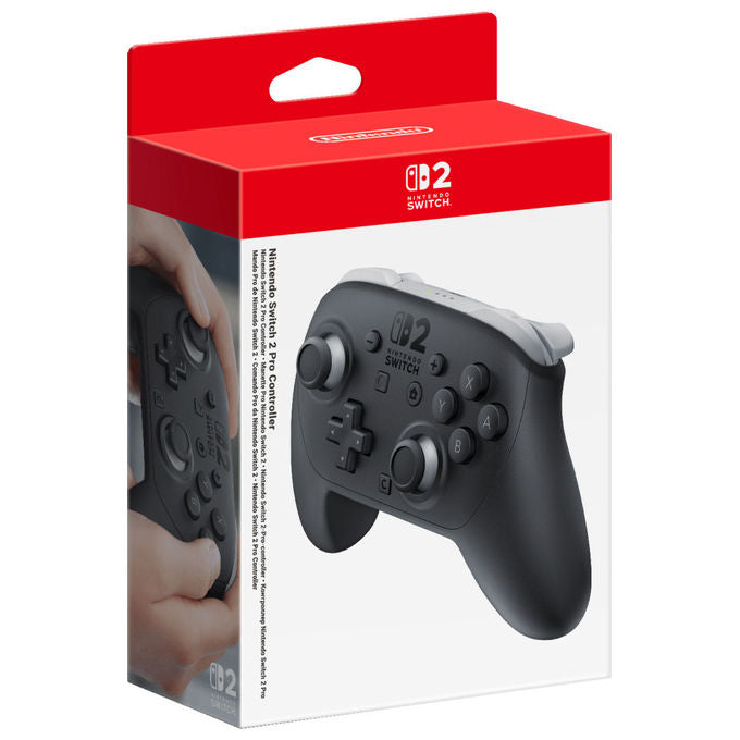 Nintendo Gamepad Pro Controller Nero Bluetooth per Switch 2