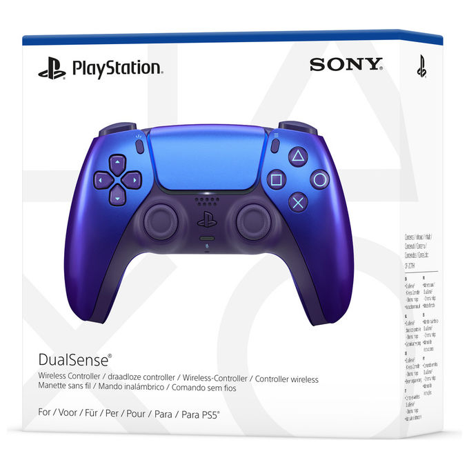 Sony CFI-ZCT1W DualSense Controller Wireless PlayStation 5 Feedback Aptico Grilletti Adattivi colore Chroma Indigo
