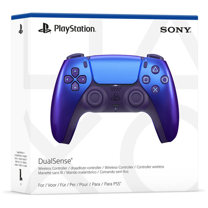 Sony CFI-ZCT1W DualSense Controller Wireless PlayStation 5 Feedback Aptico Grilletti Adattivi colore Chroma Indigo