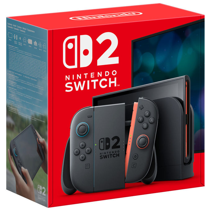 Nintendo Switch 2 Console Portatile 256GB Touch Screen Nero