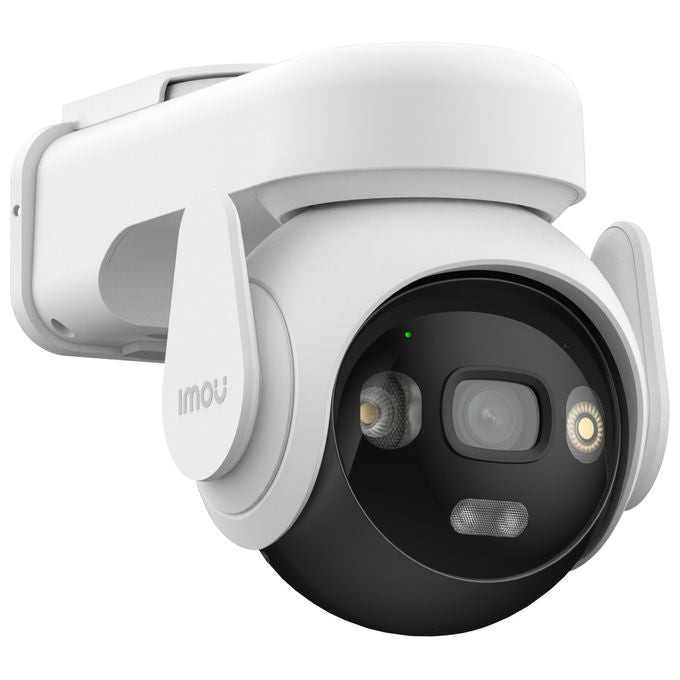 Imou IPC-B7ED-5M1TEA-EU FSP14 AOV PT Kit Telecamera da Esterno 4G Wi-Fi 5MP 3K PTZ Batteria 10000mAh Pannello Solare 5W IP66 SIM inclusa colore Bianco