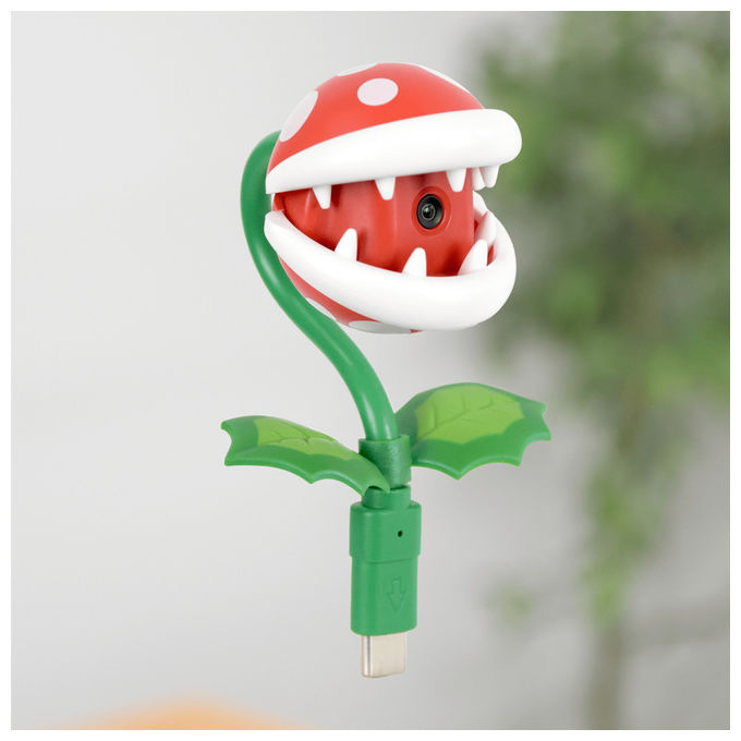 Nintendo 10016155 Telecamera Pianta Piranha per Nintendo Switch 2 Webcam USB-C 640x480 Pixel colore Multicolore