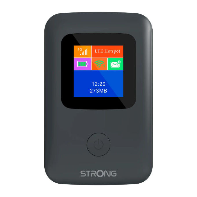 Strong 4GMIFI150CD Router 4G Portatile LTE Wi-Fi 4 150 Mbit-s SIM Card Display 2100 mAh USB-C colore Nero