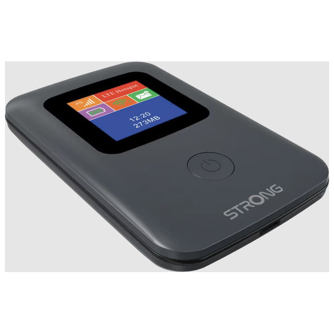 Strong 4GMIFI150CD Router 4G Portatile LTE Wi-Fi 4 150 Mbit-s SIM Card Display 2100 mAh USB-C colore Nero