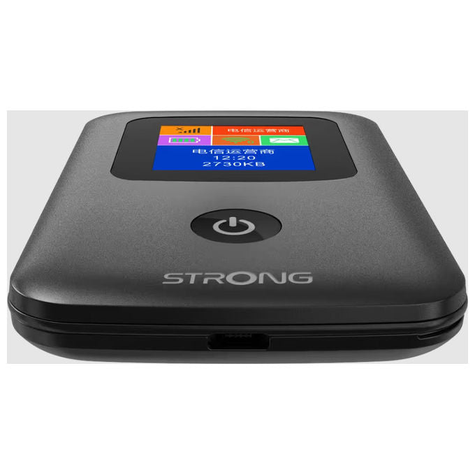 Strong 4GMIFI150CD Router 4G Portatile LTE Wi-Fi 4 150 Mbit-s SIM Card Display 2100 mAh USB-C colore Nero