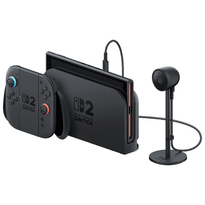 Nintendo 10015282 Switch 2 Camera Telecamera USB-C 1080p campo visivo 110° coprilente integrato colore Nero