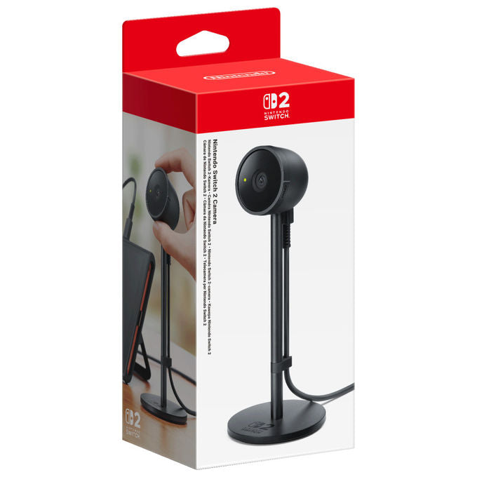 Nintendo 10015282 Switch 2 Camera Telecamera USB-C 1080p campo visivo 110° coprilente integrato colore Nero