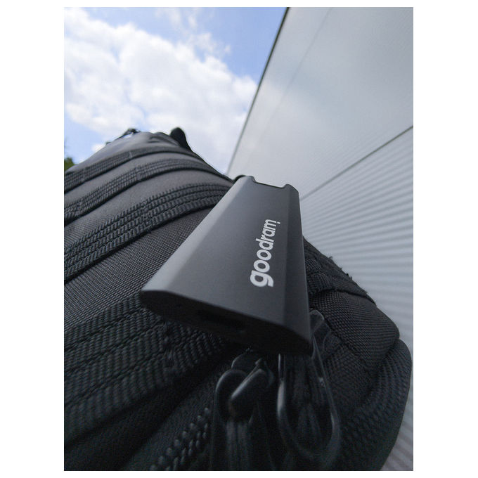 GoodRam SSDR-GMRE-01T-K0 Move Ridge SSD Esterno 1TB USB-C 3.2 Gen 2x2 2000 MB-s colore Nero