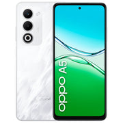Oppo A5 Smartphone 6.67'' 4G 6GB 128GB Snapdragon 6s Gen 1 50MP 6000mAh Android 15 colore Bianco Nebbia