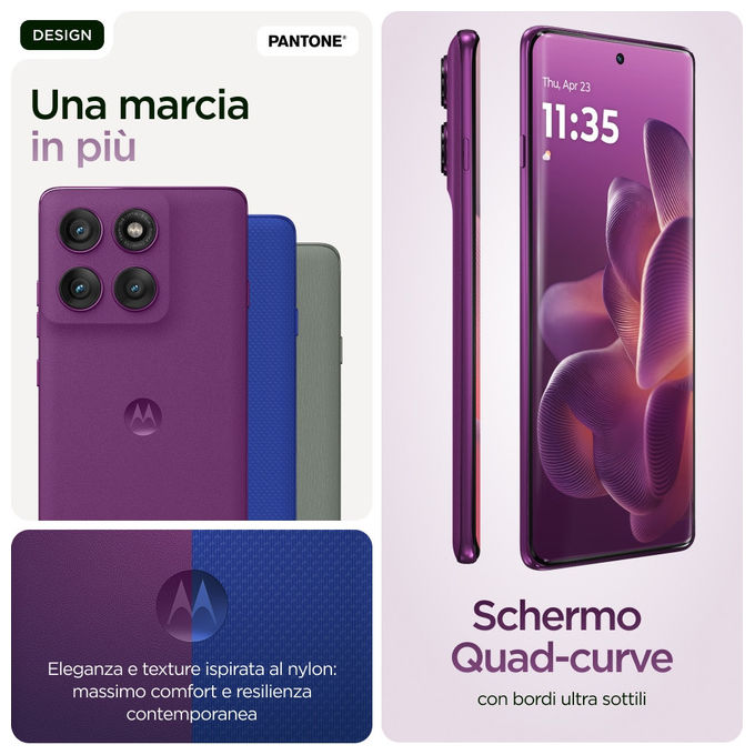 Motorola Edge 60 Pro Viola 512GB 12GB RAM 5G Display 6.67''