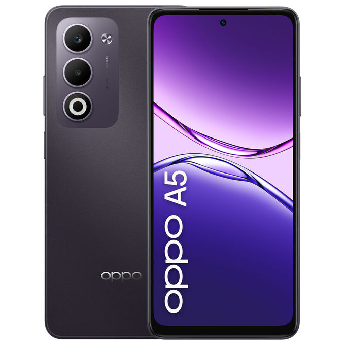Oppo A5 Smartphone 6.67'' 90Hz Foto AI 50MP Viola