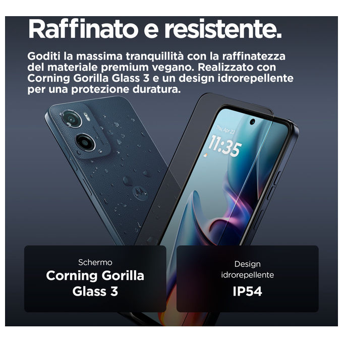 Motorola PB6S0013FR Moto E15 Smartphone 4G 6.67'' 2 GB RAM 64 GB Android 14 Go Doppia SIM 5200 mAh colore Blu