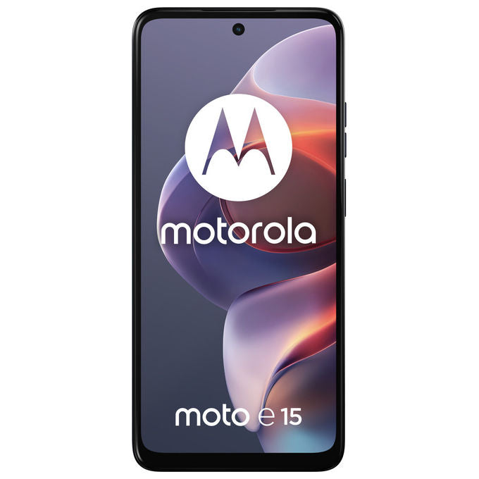 Motorola PB6S0013FR Moto E15 Smartphone 4G 6.67'' 2 GB RAM 64 GB Android 14 Go Doppia SIM 5200 mAh colore Blu
