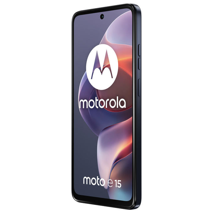 Motorola PB6S0013FR Moto E15 Smartphone 4G 6.67'' 2 GB RAM 64 GB Android 14 Go Doppia SIM 5200 mAh colore Blu