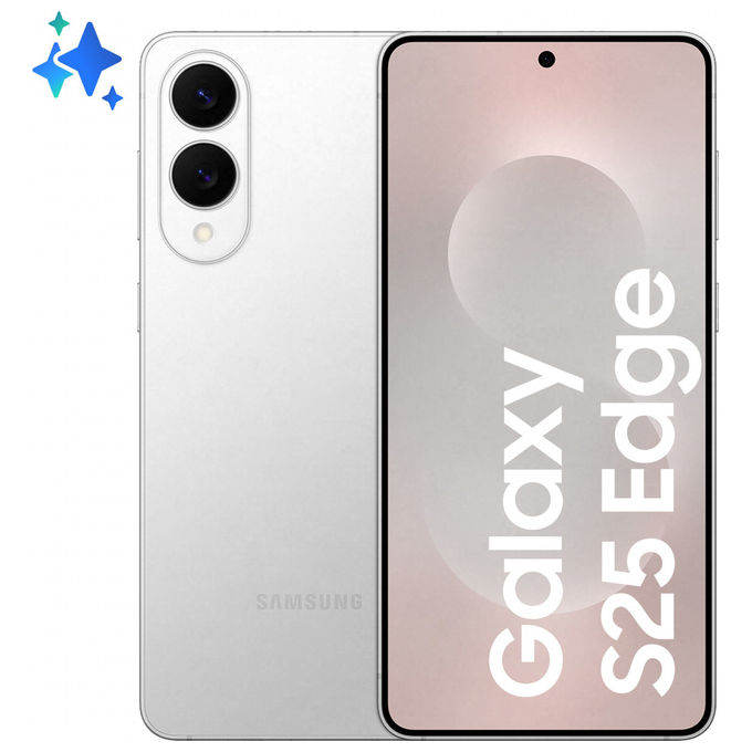 Samsung Galaxy S25 Edge, Smartphone AI 256GB Titanium Silver