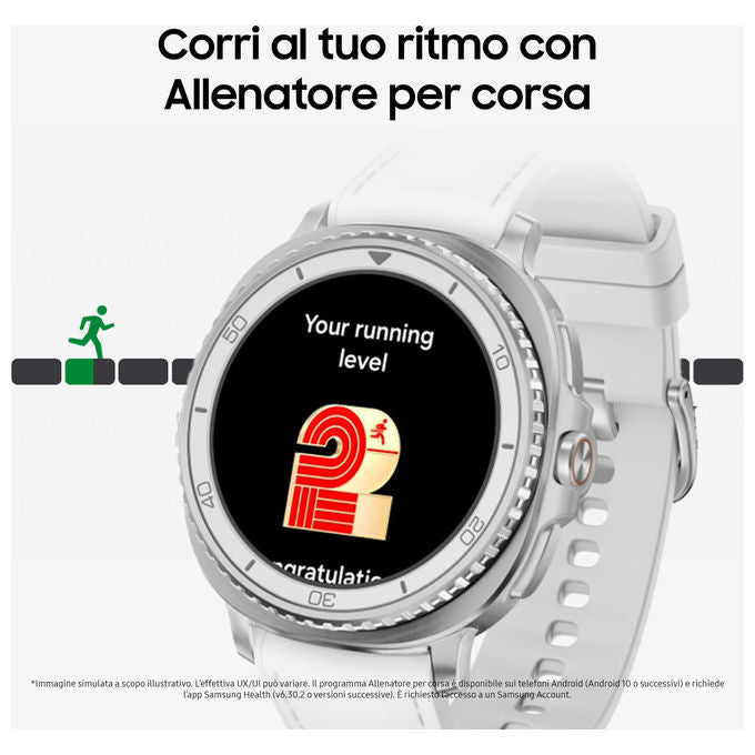 Samsung SM-L500NZKAITV Galaxy Watch8 Classic Smartwatch 46mm Super AMOLED Wear OS 2 GB 64 GB Bluetooth NFC GPS colore Nero