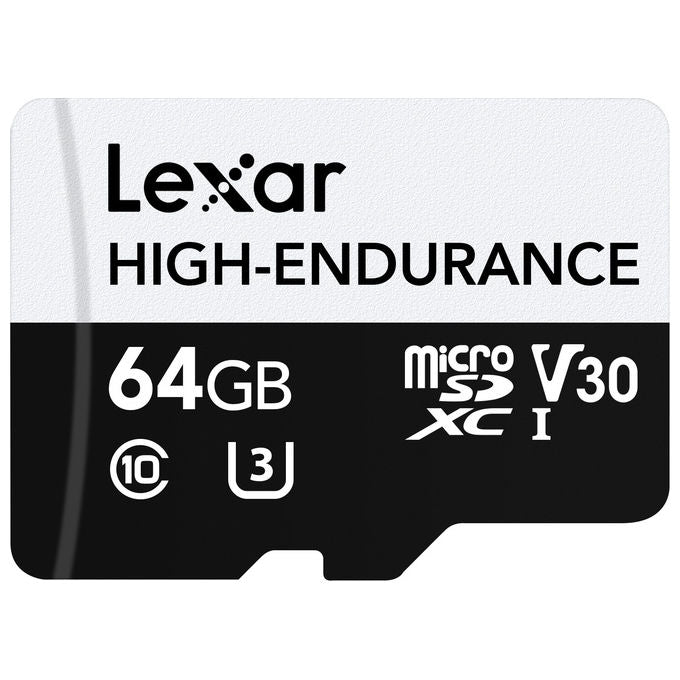 Lexar MicroSDXC 64GB High-Endurance Classe 10 UHS-I