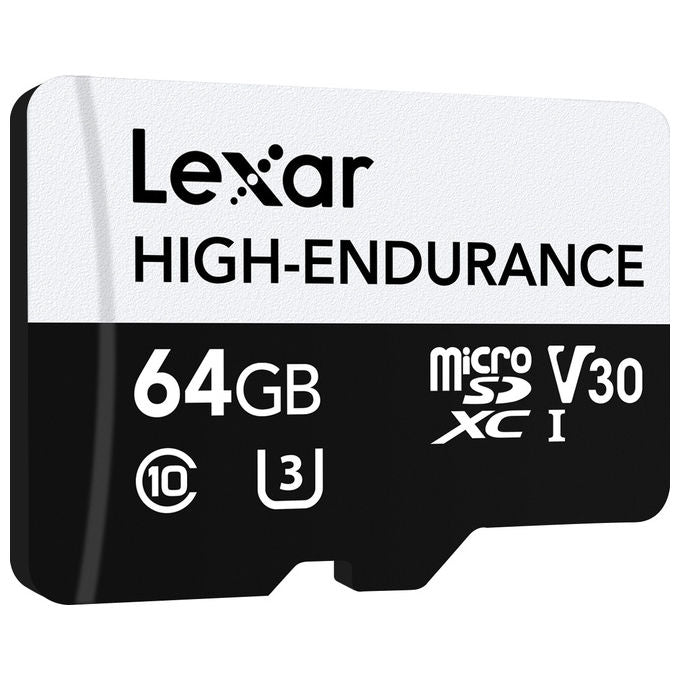 Lexar MicroSDXC 64GB High-Endurance Classe 10 UHS-I