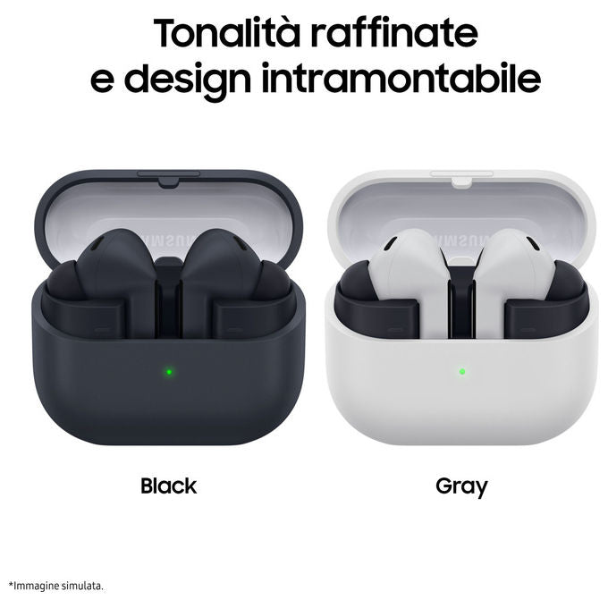 Samsung Galaxy Buds3 Fe Auricolari Wireless con Audio 360 e Gemini Ai grigi