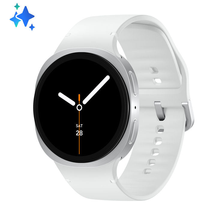 Samsung SM-L320NZSAITV Galaxy Watch8 Smartwatch 40mm Bluetooth AMOLED Galaxy AI Monitoraggio Salute e Sonno colore Argento