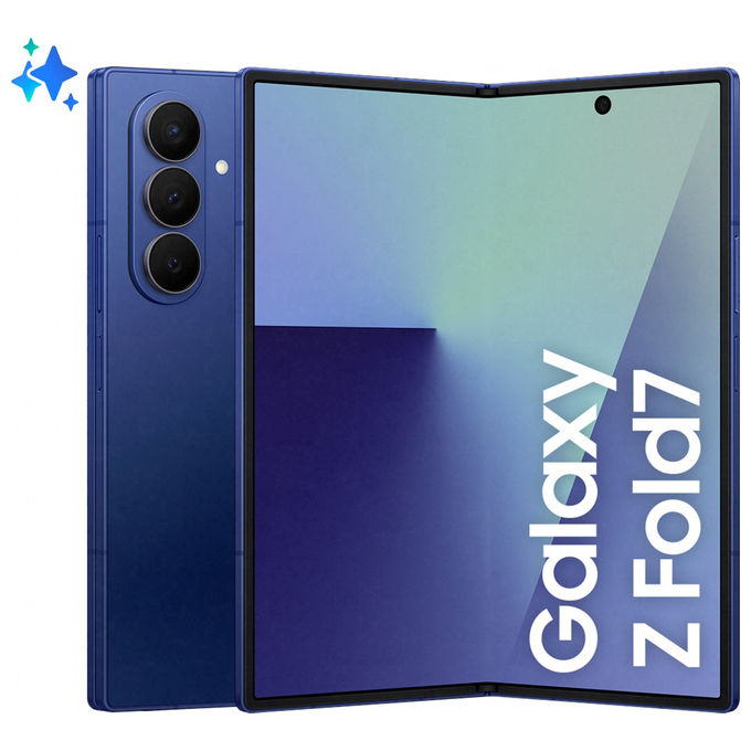 Samsung Galaxy Z Fold7 256GB 12GB RAM Smartphone pieghevole Blu
