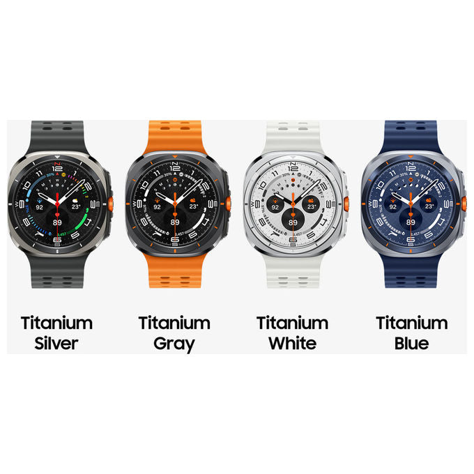 Samsung SM-L705FZB2ITV Galaxy Watch Ultra 2025 Smartwatch 47mm LTE Super AMOLED 590 mAh 2 GB 64 GB Wear OS colore Blu Titanio