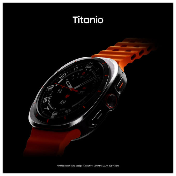 Samsung SM-L705FZB2ITV Galaxy Watch Ultra 2025 Smartwatch 47mm LTE Super AMOLED 590 mAh 2 GB 64 GB Wear OS colore Blu Titanio