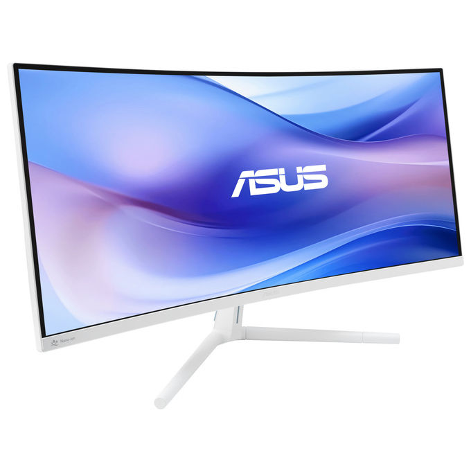 ASUS VU34WCIP-W Monitor Curvo 34'' Wide Quad HD Bianco