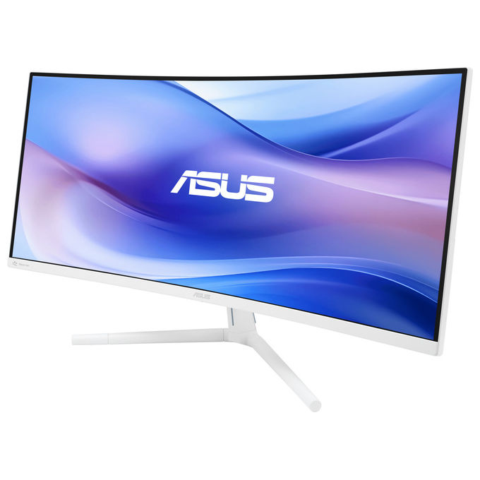 ASUS VU34WCIP-W Monitor Curvo 34'' Wide Quad HD Bianco