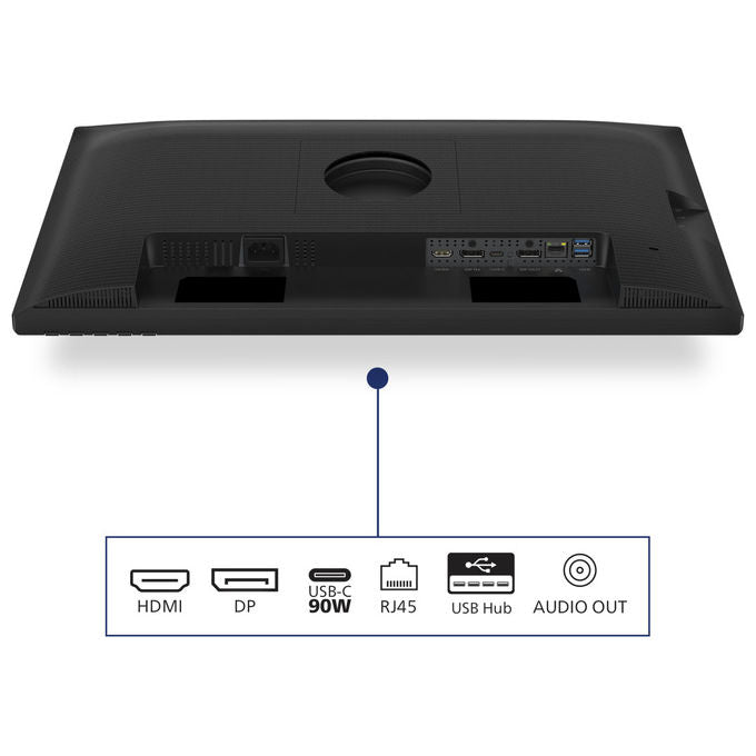 Philips 24B2U3301-00 Serie 3000 Monitor PC 23.8'' Full HD IPS 120Hz USB-C 90W Hub USB 3.2 LAN HDMI DP VESA colore Nero