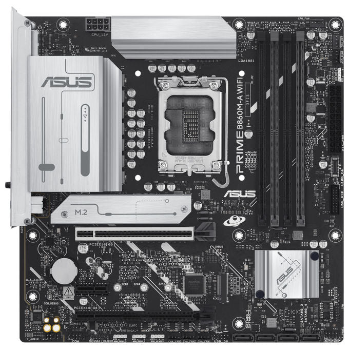 Asus 90MB1JY0-M0EAY0 PRIME B860M-A WIFI Scheda Madre mATX Socket LGA 1851 Intel B860 4x DDR5 256GB PCIe 5.0 2x M.2 WiFi 6E Bluetooth 5.3 colore Nero