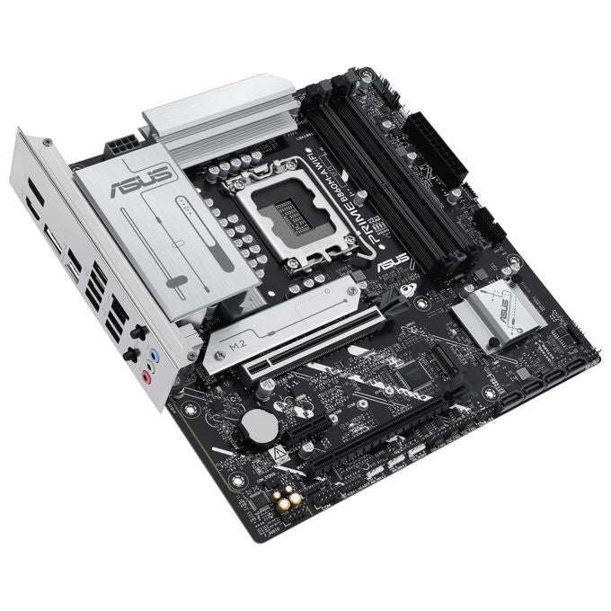 Asus 90MB1JY0-M0EAY0 PRIME B860M-A WIFI Scheda Madre mATX Socket LGA 1851 Intel B860 4x DDR5 256GB PCIe 5.0 2x M.2 WiFi 6E Bluetooth 5.3 colore Nero