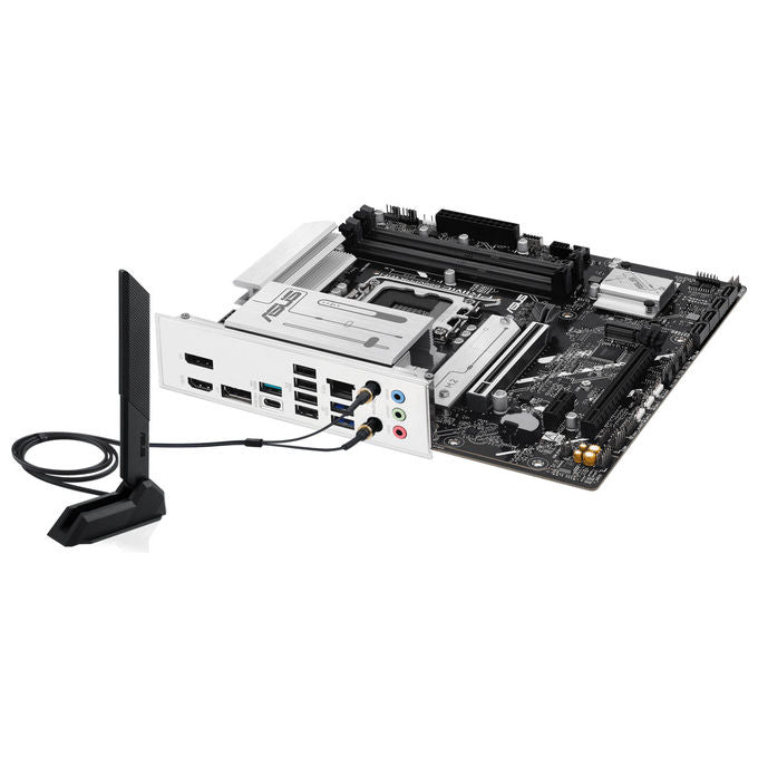 Asus 90MB1JY0-M0EAY0 PRIME B860M-A WIFI Scheda Madre mATX Socket LGA 1851 Intel B860 4x DDR5 256GB PCIe 5.0 2x M.2 WiFi 6E Bluetooth 5.3 colore Nero