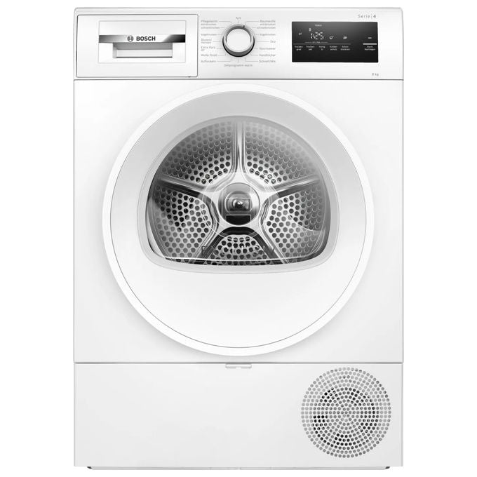 Bosch WTH85V94 Asciugatrice Pompa di Calore 8 Kg Classe D AutoDry 62 dB EasyClean (84x60x61 cm) colore Bianco