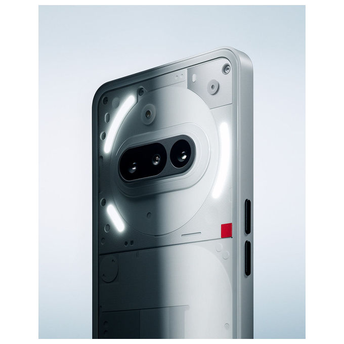 Nothing Phone (3a) Bianco, 8GB RAM, 128GB Memoria, 5000mAh, Doppia SIM
