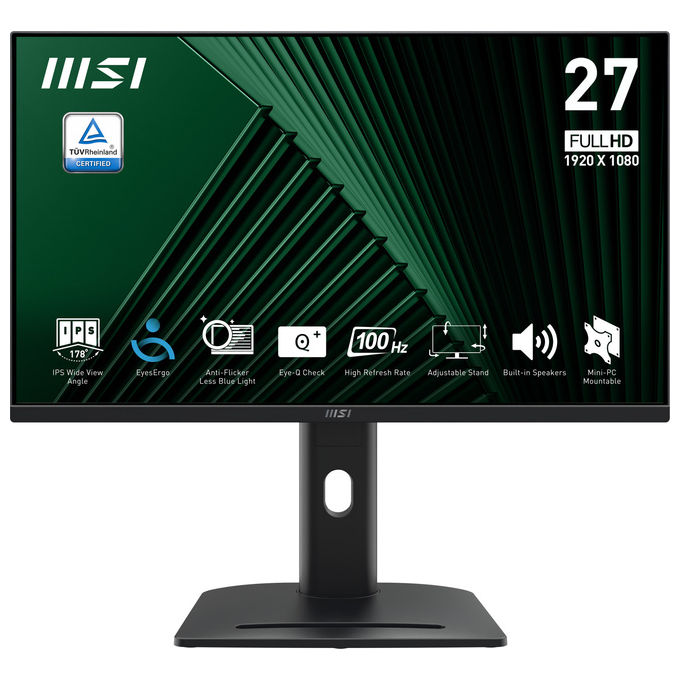 Msi Pro Mp275Pg Monitor Pc 27 Pollici Full Hd