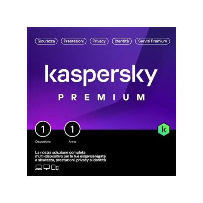 Kaspersky Premium, 1 Dispositivo, 1 Anno, Multidispositivo