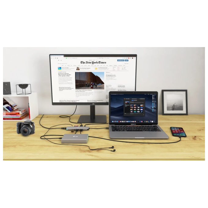 I-tec Docking Station USB-C 4K HDMI LAN con Power Delivery 100W