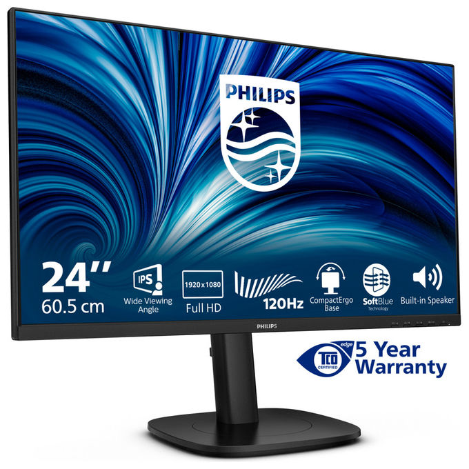 Philips Monitor Pc 24B2N3200J-00, 23.8 pollici, Full Hd