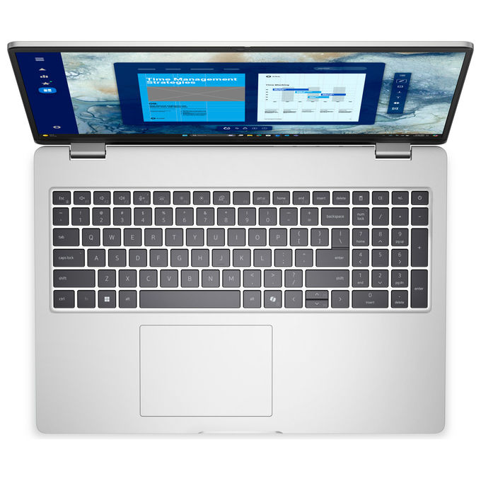Dell PC16250 Pro 16 Notebook Intel Core Ultra 7 255U 16'' Full HD+ 16GB DDR5 512GB SSD NVMe Wi-Fi 6E Windows 11 Pro colore Platino