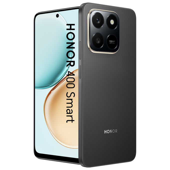 Honor BNDH400SBX7LC 400 Smart Smartphone 6.77'' 8 GB 256 GB 108 MP 6500 mAh con Auricolari X7 Lite e Cover colore Nero