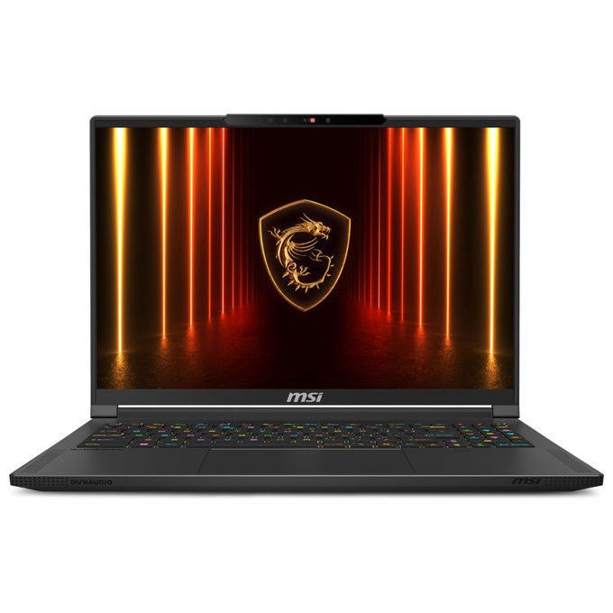 MSI A3XWIG-056IT Stealth A16 AI+ Notebook Gaming AMD Ryzen AI 9 RTX 5080 32GB 2TB SSD Nero