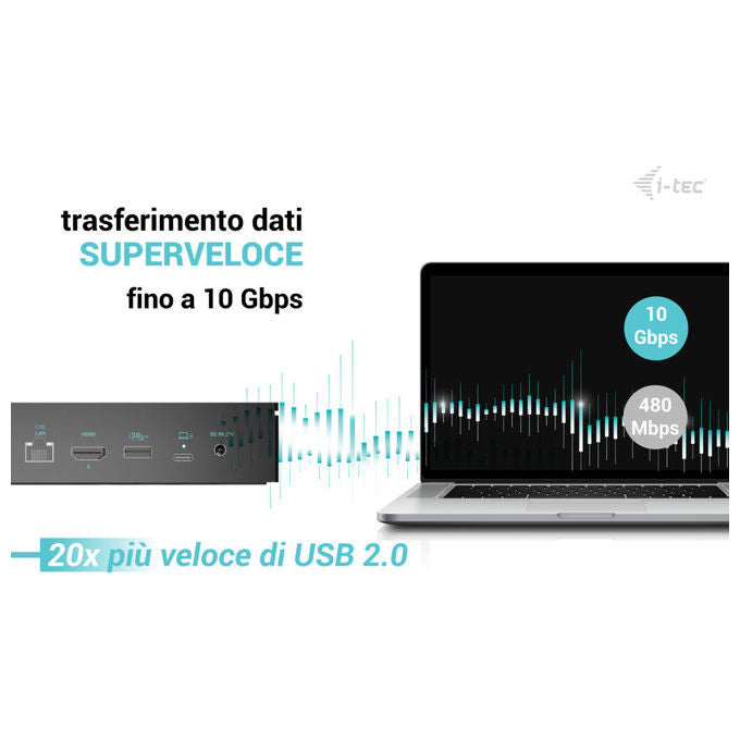 I-tec Docking Station Universal 5x 4K-60Hz Power Delivery 100W